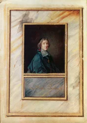 Ms Fr 14944 Frontispice avec autoportrait pour 